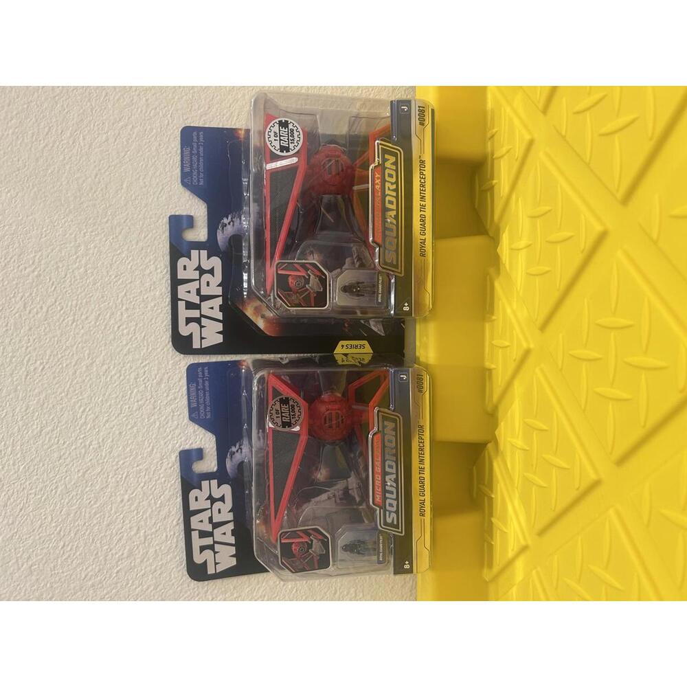 Star Wars Micro Galaxy Squadron Chase Royal Guard Tie Interceptor Brand New. Lot